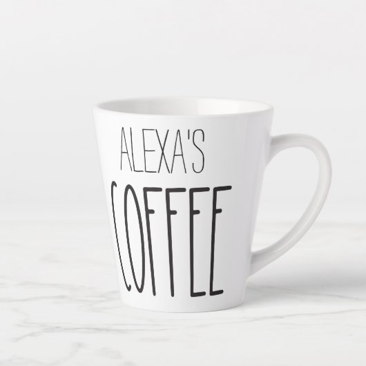 Personalisiertes Coffee-Tasse-Geschenk mit Namen Milchtasse (Rechts)