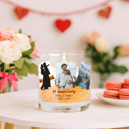 Personalisiertes Collage Foto 1 Jahr Whiskyglas