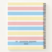 Personalisiertes Colorblock-Notebook Notizblock (Rückseite)