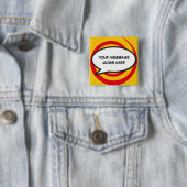 Personalisiertes Comic-Book-Pop-Art-Sprechblasen-M Button (Beispiel)