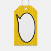 Personalisiertes Comic Buch Pop Art Speech Blase Geschenkanhänger (Vorderseite)