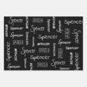 Personalisiertes Comic Geschenkpapier Set (Vorderseite 3)