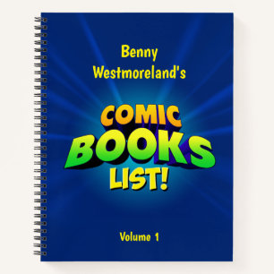 Personalisiertes Comic Notizblock