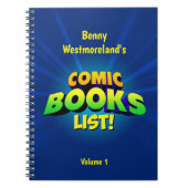 Personalisiertes Comic Notizblock (Vorderseite)