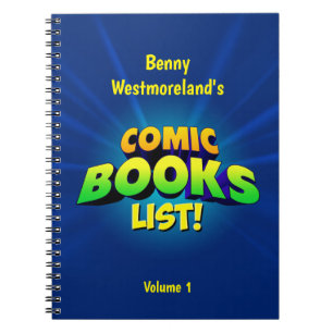 Personalisiertes Comic Notizblock