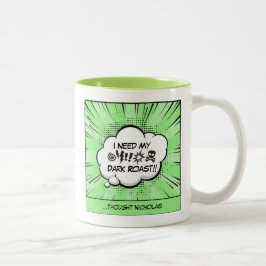 Personalisiertes Comic Zweifarbige Tasse