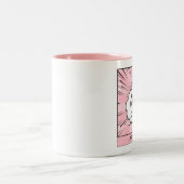 Personalisiertes Comic Zweifarbige Tasse (Mittel)