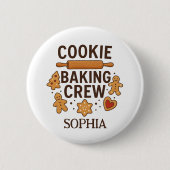 Personalisiertes Cookie Backen Crew - Individuelle Button (Vorderseite)