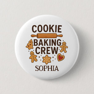 Personalisiertes Cookie Backen Crew - Individuelle Button