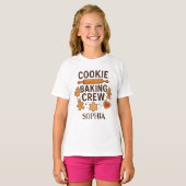 Personalisiertes Cookie Backen Crew - Individuelle T-Shirt (Vorne ganz)