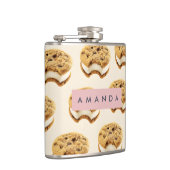Personalisiertes Cookie Ice Cream Sandwich-Muster Flachmann (Rechts)