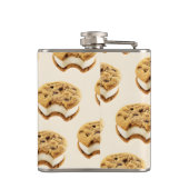 Personalisiertes Cookie Ice Cream Sandwich-Muster Flachmann (Rückseite)