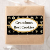 Personalisiertes Cookie-Label, Omas bestes Label (Insitu)