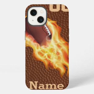 Personalisiertes Cool Flaming-Football-iPhone 6 Fa iPhone 13 Hülle