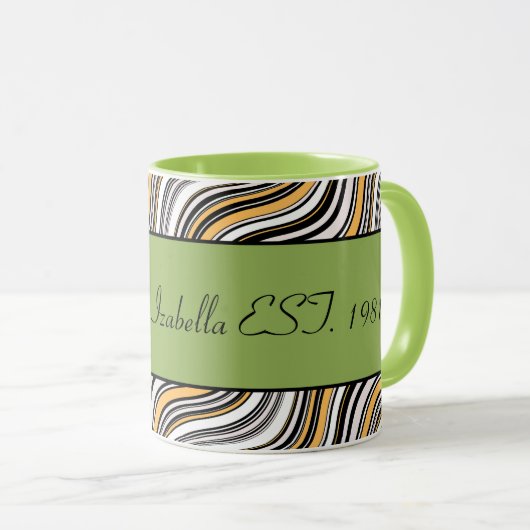 Personalisiertes Cooles Design Tasse (VorderseiteRechts)