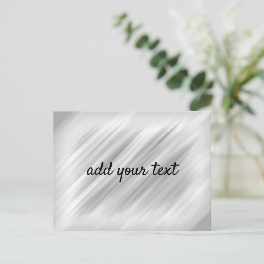 Personalisiertes Cooles Muster Postkarte (Stehend Vorderseite)