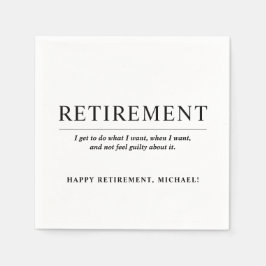 Personalisiertes Cooles Party für die individuelle Serviette