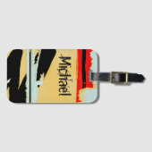 Personalisiertes Cooles Schälungspapier Gepäckanhänger (Vorderseite (Horizontal))