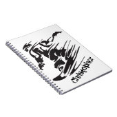 Personalisiertes Cooles Snowboarding Mountain Note Notizblock (Rechte Seite)
