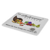 Personalisiertes Cornucopia Themed Schneidebrett (Ecke)