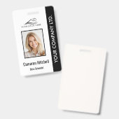 Personalisiertes Corporate Employee ID Abzeichen B Ausweis (Vorder- & Rückseite)