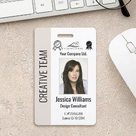 Personalisiertes Corporate Employee ID Abzeichen B Ausweis