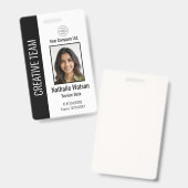 Personalisiertes Corporate Employee ID Abzeichen B Ausweis (Vorder- & Rückseite)