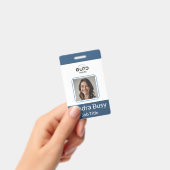 Personalisiertes Corporate Employee ID Vertikales  Ausweis (Handheld)