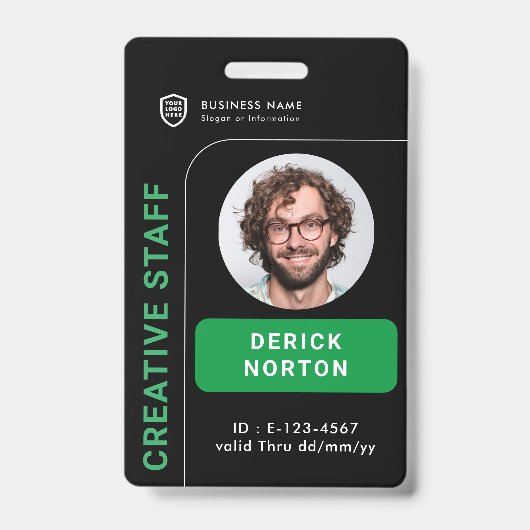 personalisiertes Corporate Foto | Zollbediensteter Ausweis (Vorderseite)