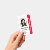 Personalisiertes Corporate Mitarbeiter-ID-Abzeiche Ausweis (Handheld)