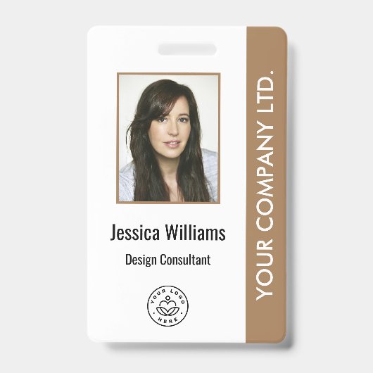 Personalisiertes Corporate Mitarbeiter-ID-Abzeiche Ausweis (Front)