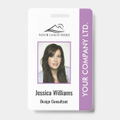 Personalisiertes Corporate Mitarbeiter-ID-Abzeiche Ausweis (Front)