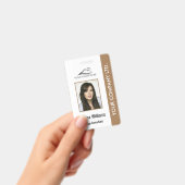 Personalisiertes Corporate Mitarbeiter-ID-Abzeiche Ausweis (Handheld)