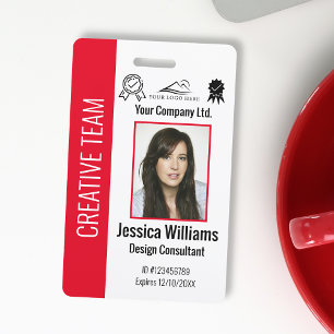 Personalisiertes Corporate Mitarbeiter-ID-Abzeiche Ausweis