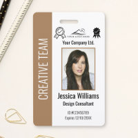 Personalisiertes Corporate Mitarbeiter-ID-Abzeiche