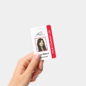 Personalisiertes Corporate Mitarbeiter-ID-Abzeiche Ausweis (Handheld)