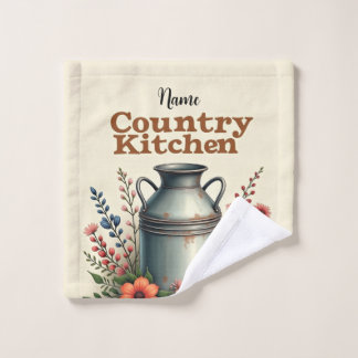 Personalisiertes Country Kitchen Handtuch - [Name] Badhandtuch Set
