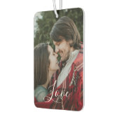 Personalisiertes Couple-Liebe-Foto Autolufterfrischer (Links)
