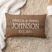 Personalisiertes Couple Throw Kissen (Decke)