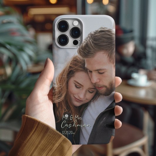 Personalisiertes Couple Weihnachts-Foto Case-Mate iPhone Hülle