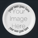 personalisiertes Cowboy-Foto Pappteller<br><div class="desc">Einfache Personalisierte Papierplatte Foto Party laden Sie ein Foto hoch und erstellen Sie einfach Ihre personalisierte Papiertüte mit Ihrem Cowboy Wild West Stil Sie können dieses DESIGN auf anderen Zazzle-Produkten übertragen und anpassen Sie es auf die meisten der Zazzle-Objekte. Fügen Sie Ihrer Feier eine persönliche Touch mit diesem individuellen Blatt...</div>