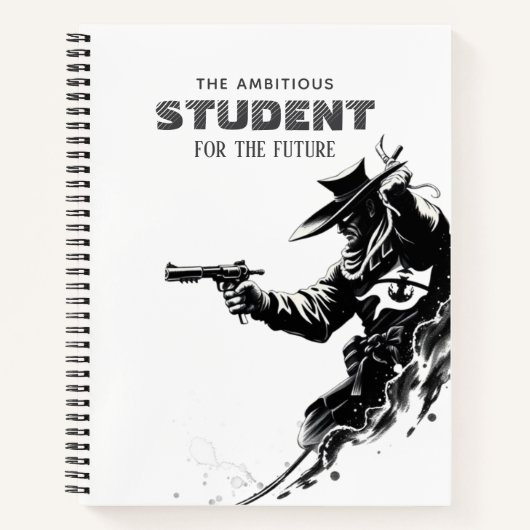 personalisiertes Cowboy-Notizbuch Notizblock (Vorderseite)
