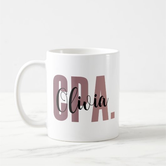 Personalisiertes CPA-Geschenk, Buchhalter, CPA-Ges Kaffeetasse (Links)