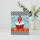 Personalisiertes Crawfish Boil-Party Einladung (Stehend Vorderseite)