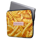 Personalisiertes Crinkle Cut French Fries Design Laptopschutzhülle (Vorderseite Links)