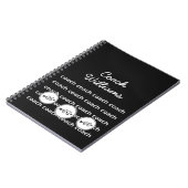 Personalisiertes Cross Country Running Coach Noteb Notizblock (Linke Seite)