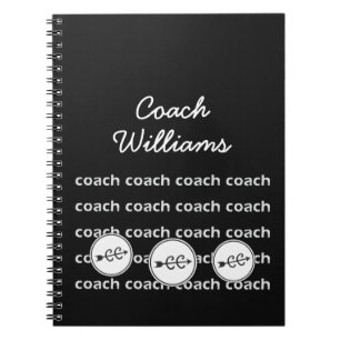 Personalisiertes Cross Country Running Coach Noteb Notizblock