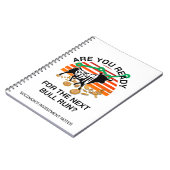 Personalisiertes CRYPTO BULL-LAUFEN Bitcoin Notizblock (Linke Seite)