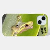 Personalisiertes Cuban Tree Frog iPhone Case (Rückseite (Horizontal))
