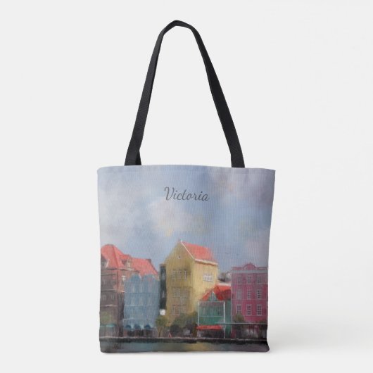 Personalisiertes Curacao Tasche (Rückseite)